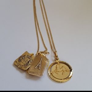 Capricorn Zodiac pendant necklace
